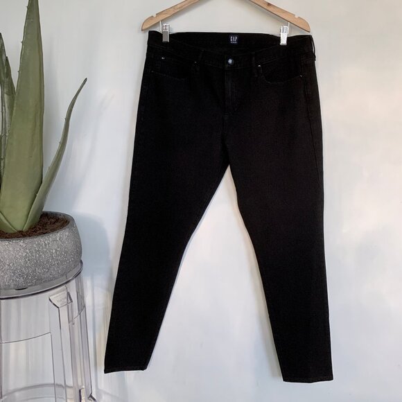 Gap Super Slimming True Skinny 32 / 14 Matte Black jeans - Picture 4 of 8